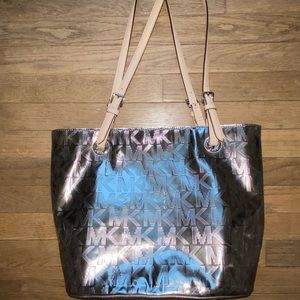 Michael Kors Metallic Tote Bag